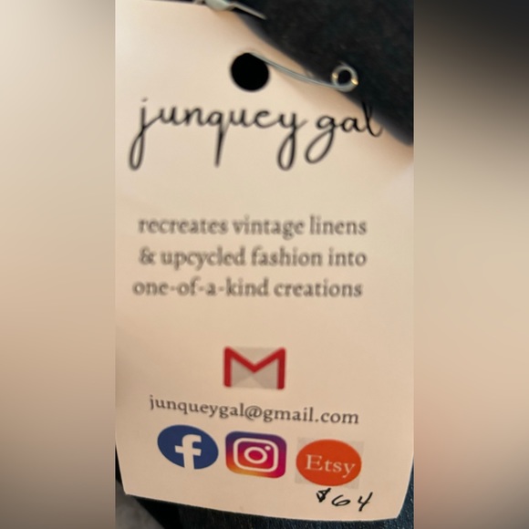 Chicos Hot Fudge One of a Kind Repurposed Denim Jacket - Picture 7 of 7